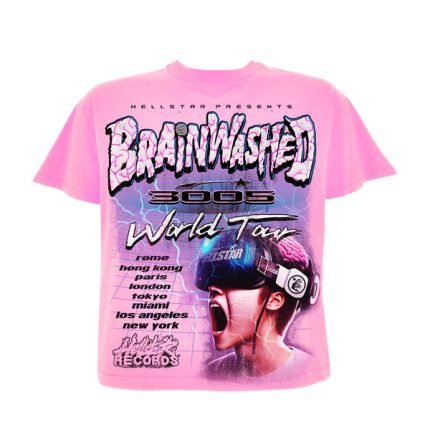 Brainwashed World Tour Tee Shirt Pink